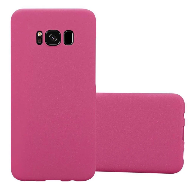 Cadorabo Hülle kompatibel mit Samsung Galaxy S8 Hard Case Schutzhülle in Frosted Optik gegen Kratzer und Stöße