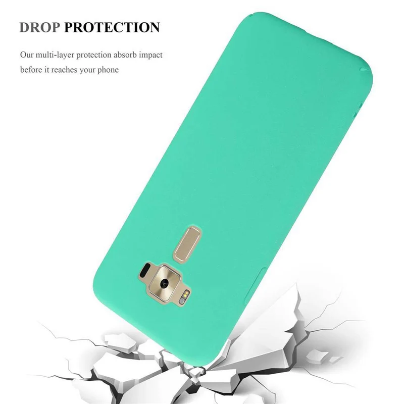 Cadorabo Hülle kompatibel mit Asus ZenFone 3 DELUXE Hard Case Schutzhülle in Frosted Optik gegen Kratzer und Stöße