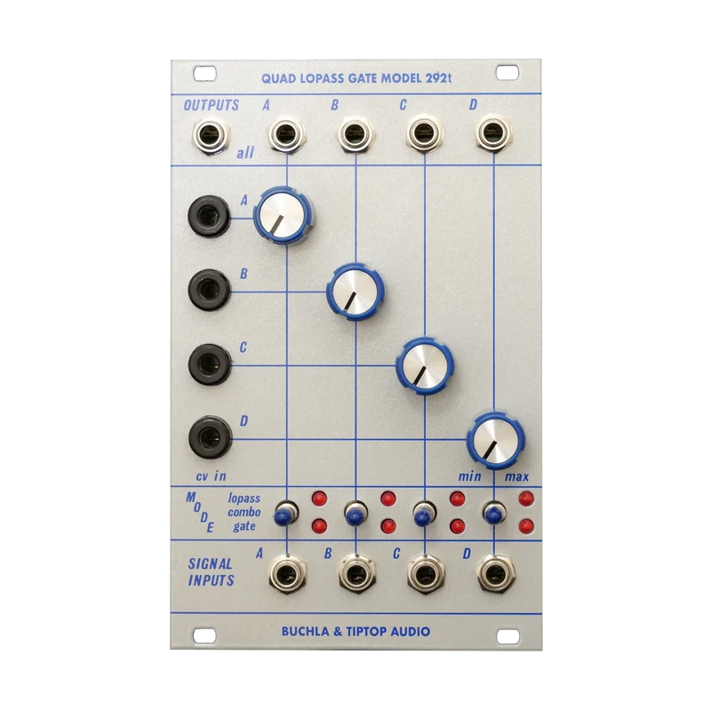 Buchla & Tiptop Audio 292t Quad Lopass Gate