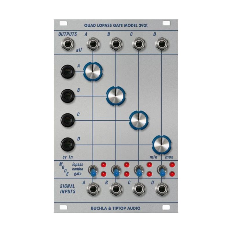 Buchla & Tiptop Audio 292t Quad Lopass Gate