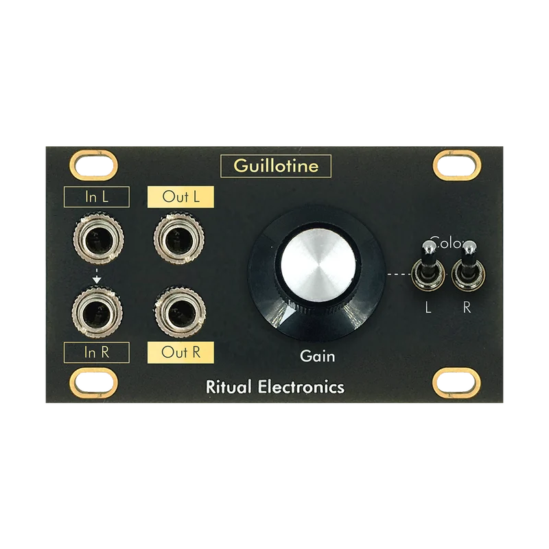 Rituelle Elektronik-Guillotine
