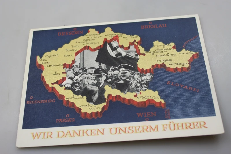 Postkarte 1. Oktober 1938