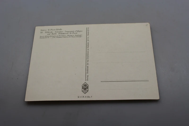 Willrich-Postkarte - „Unsere U-Boot=Waffe“ 2. Weltkrieg