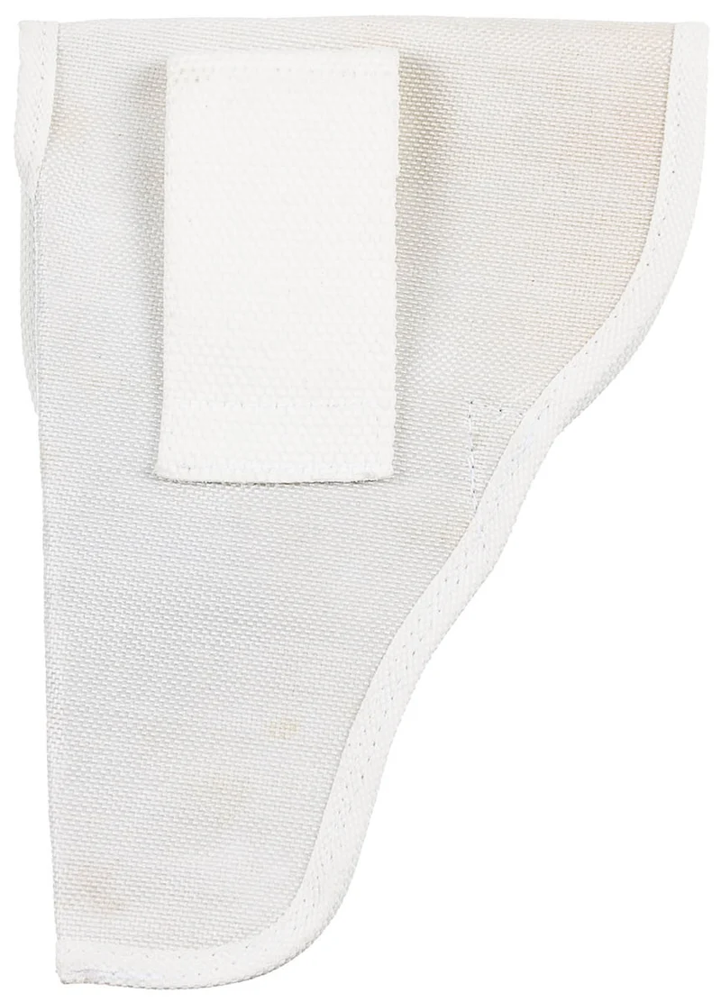 Ital. Pistolenholster, Canvas, Typ I, weiß, neuw.