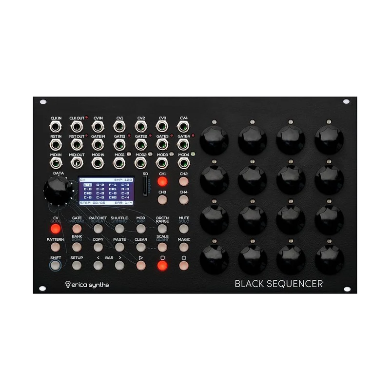 Erica Synthesizer Black Sequencer
