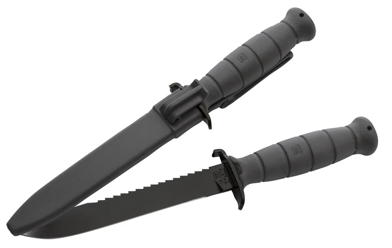 Glock Feldmesser 81 Grau mit Scheide