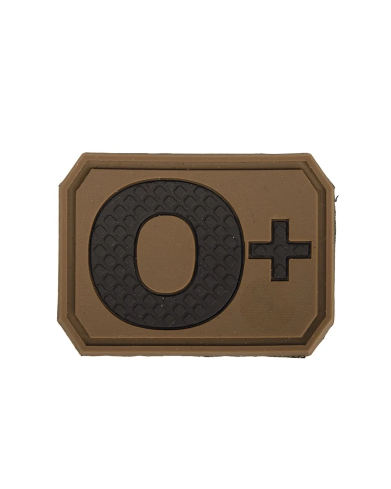 Mil-Tec PVC 3D Blood Patch Blutgruppenpatch 3,8x2,8cm