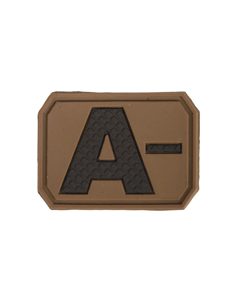 Mil-Tec PVC 3D Blood Patch Blutgruppenpatch 3,8x2,8cm