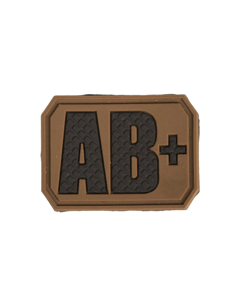 Mil-Tec PVC 3D Blood Patch Blutgruppenpatch 3,8x2,8cm