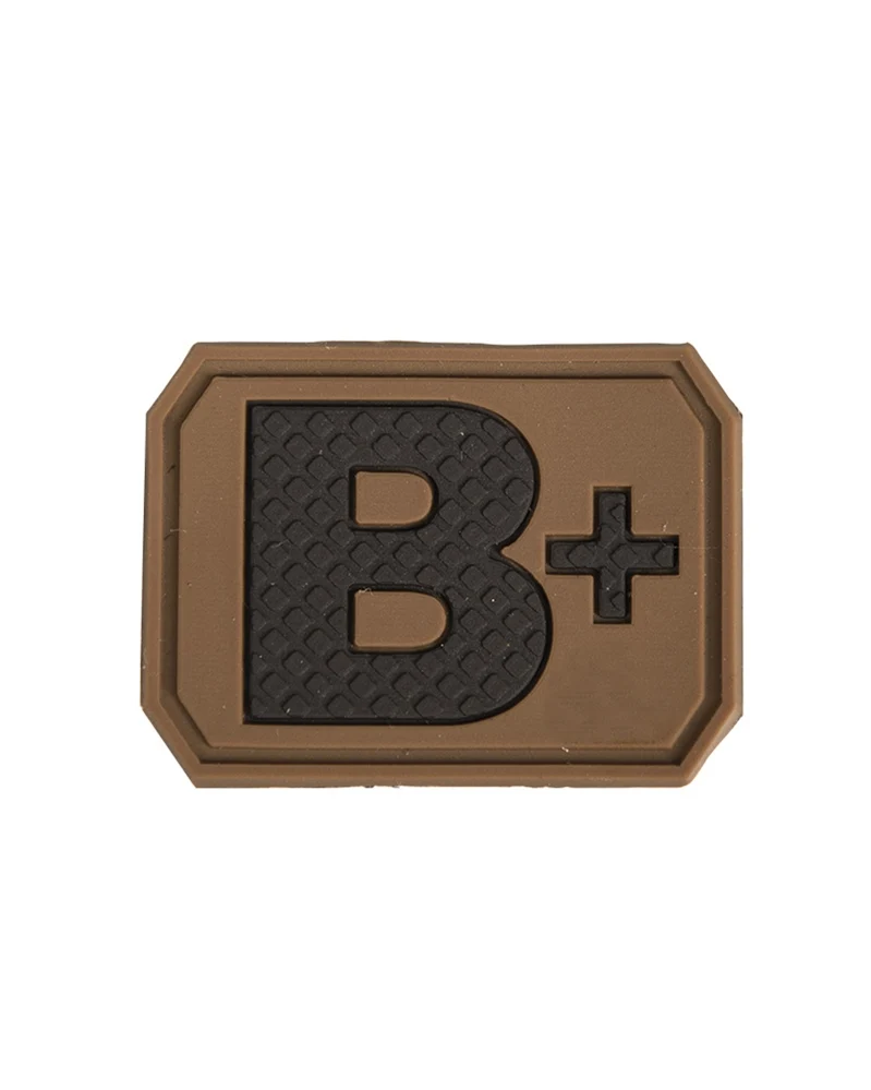 Mil-Tec PVC 3D Blood Patch Blutgruppenpatch 3,8x2,8cm