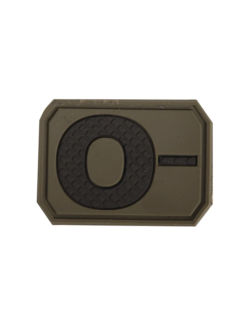 Mil-Tec PVC 3D Blood Patch Blutgruppenpatch 3,8x2,8cm