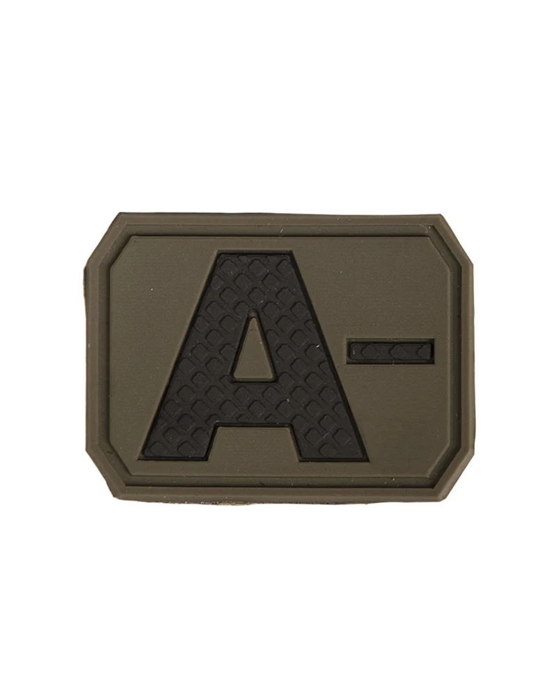 Mil-Tec PVC 3D Blood Patch Blutgruppenpatch 3,8x2,8cm