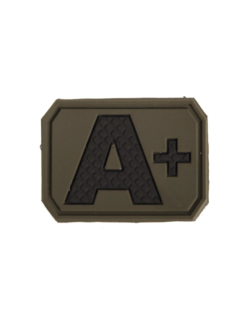 Mil-Tec PVC 3D Blood Patch Blutgruppenpatch 3,8x2,8cm
