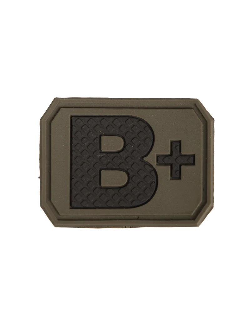 Mil-Tec PVC 3D Blood Patch Blutgruppenpatch 3,8x2,8cm