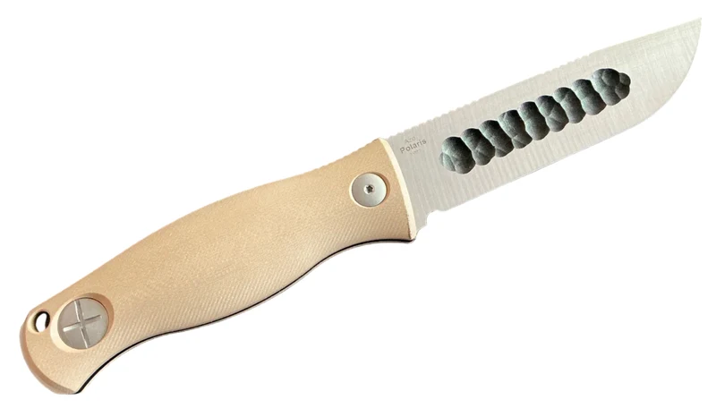 Kizer Polaris 1095 Bushcraft Scandi Messer mit Kydexscheide