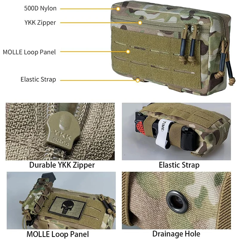 Taktische MOLLE Dump/Utility Tasche – Dual-Purpose EDC-Tasche