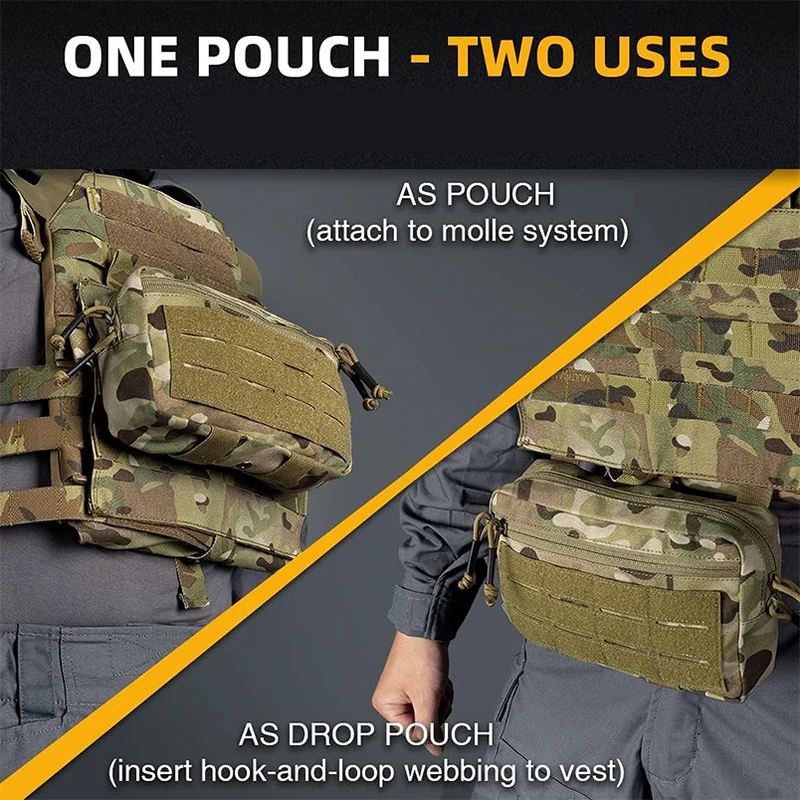 Taktische MOLLE Dump/Utility Tasche – Dual-Purpose EDC-Tasche