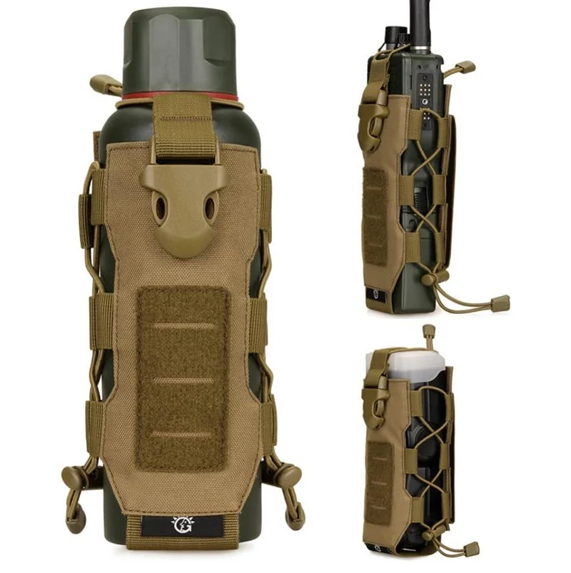 MOLLE Trinkflaschentasche Wasser Pouch Flaschentasche 0,3–0,85 L