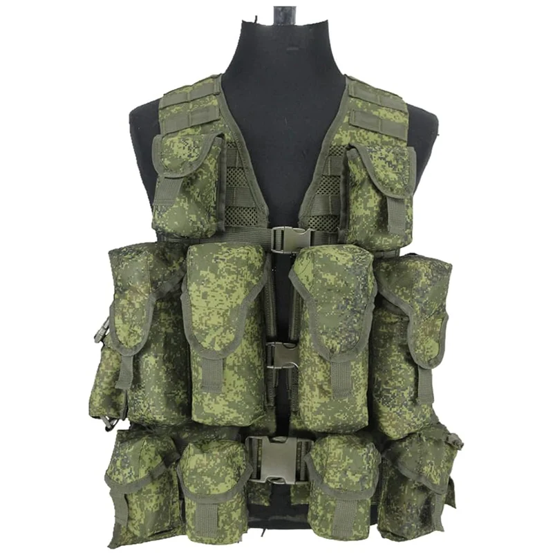Taktische Weste 6Sh117 Replika – MOLLE Weste Russisch EMR mit Magazintaschen & Ausrüstungstaschen