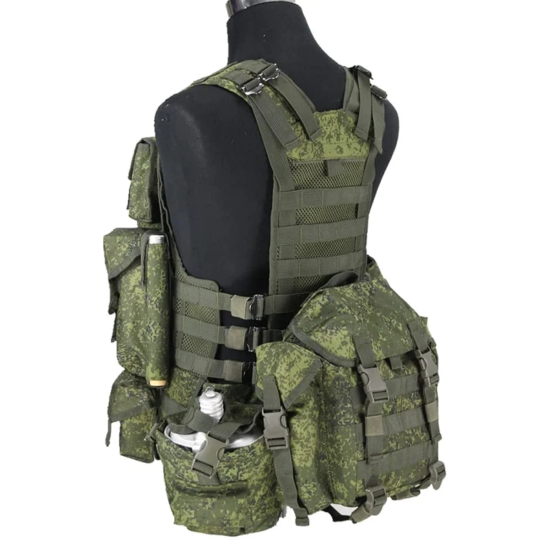 Taktische Weste 6Sh117 Replika – MOLLE Weste Russisch EMR mit Magazintaschen & Ausrüstungstaschen