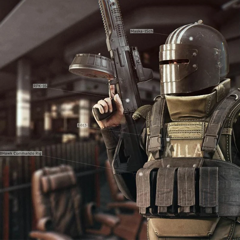 6B13 M Replica Assault Armor Killa PMC Cosplay Escape from Tarkov Schutzweste