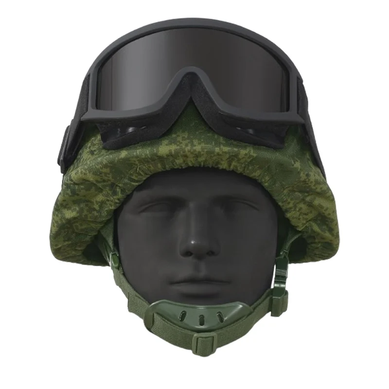 Russischer Helm 6b26 Replica Ratnik Schutzhelm mit EMR Helmbezug und Schutzbrille