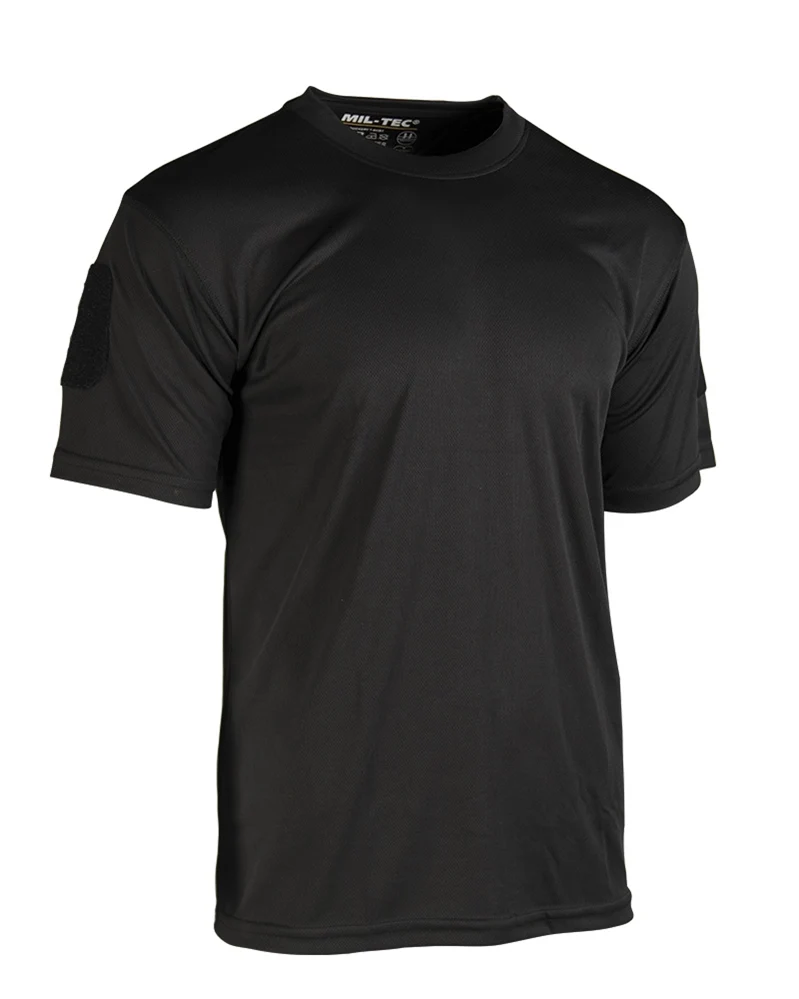 Mil-Tec Tactical Quick Dry T-Shirt Schwarz