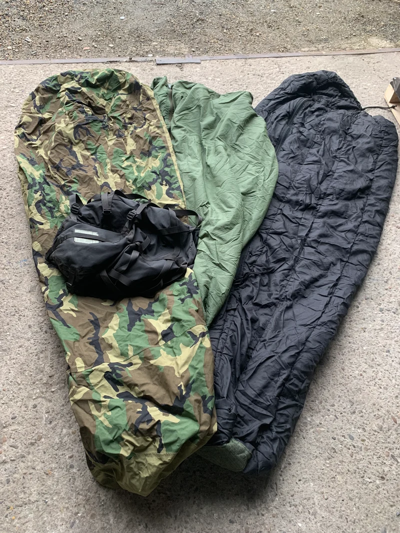 US Army Woodland MSS Modular Sleeping Bag System - Schlafsacksystem Goretex