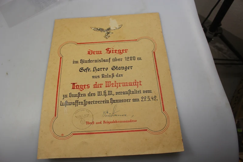 Urkunde „Tag der Wehrmacht“ 1942