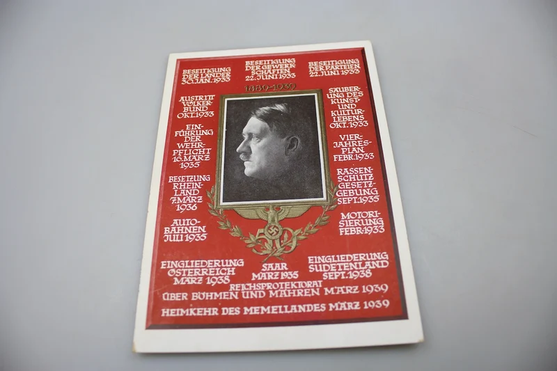 Adolf Hitler Jubiläumspostkarte
