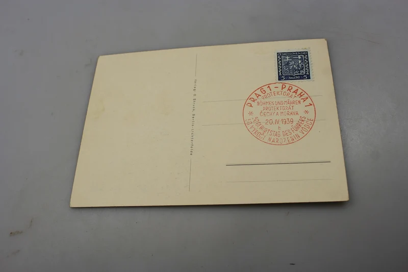Postkarte „Der Schöpfer des Großdeutschen Reiches“