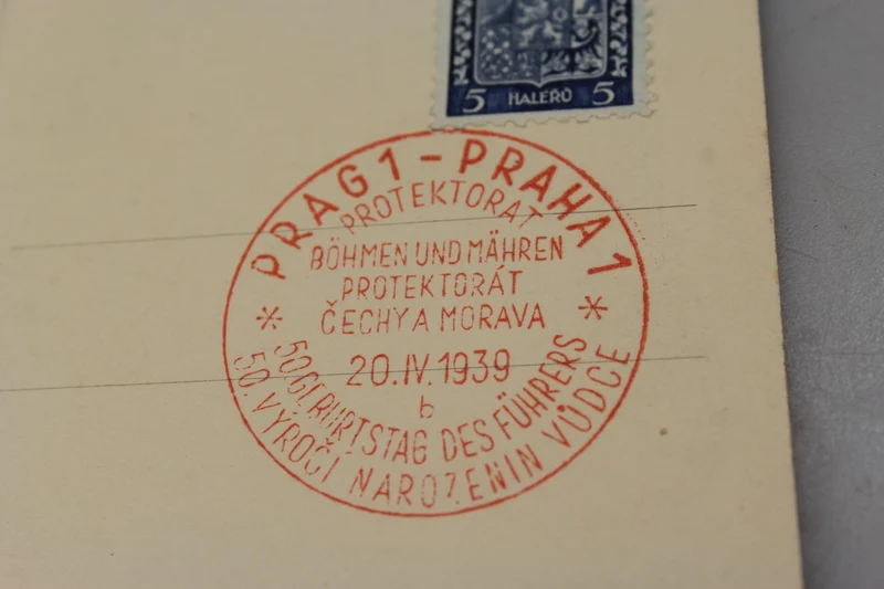 Postkarte „Der Schöpfer des Großdeutschen Reiches“