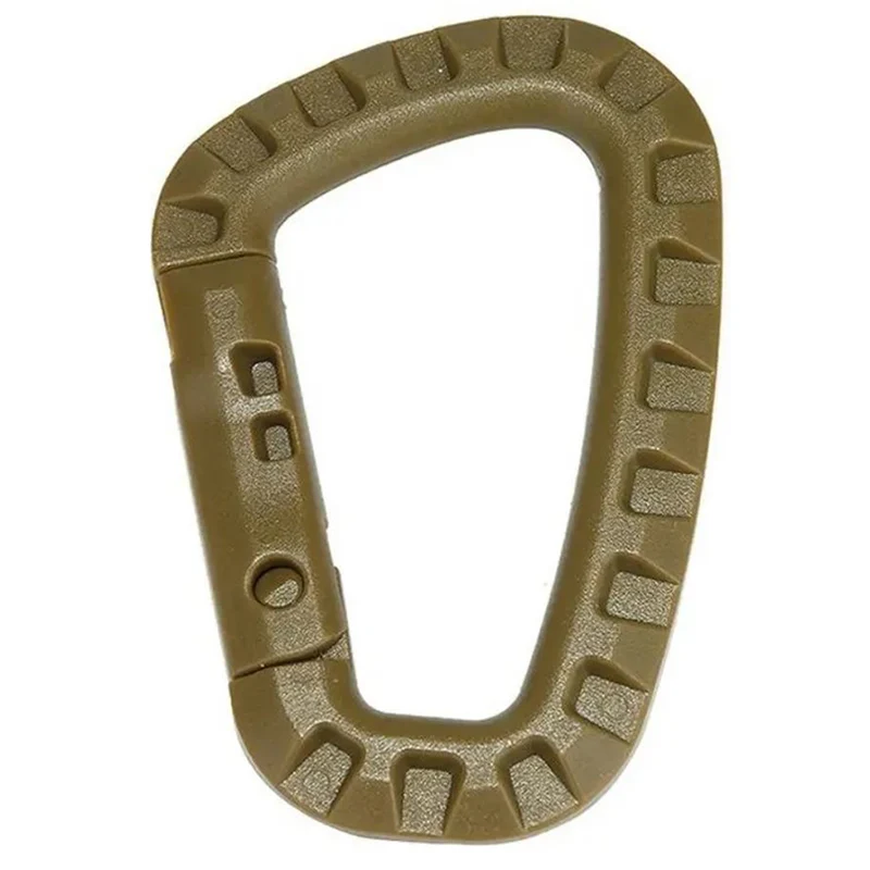 Molle Tactical Karabinerhaken Outdoor Karabiner aus Kunststoff