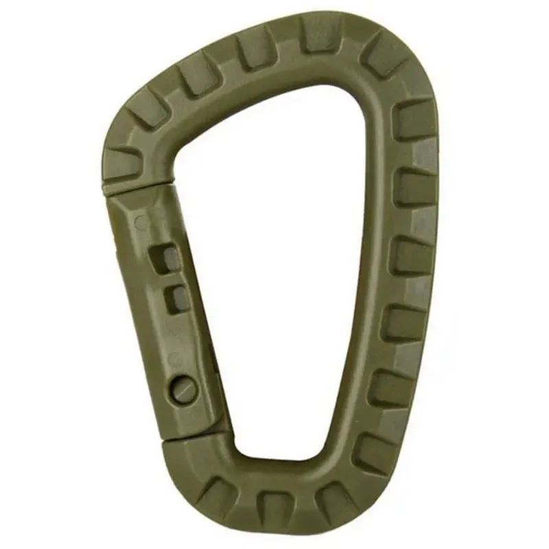 Molle Tactical Karabinerhaken Outdoor Karabiner aus Kunststoff