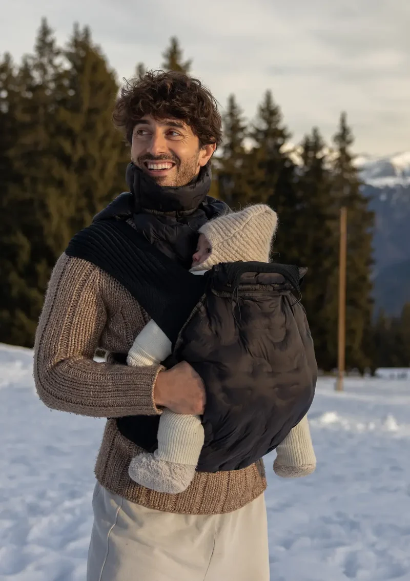 Wetter-Cover für Babytrage Black