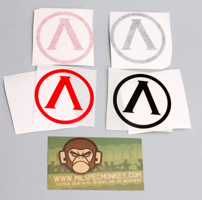 Mil-Spec Monkey Lambda Shield Decal Sticker