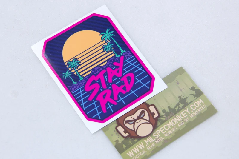 Mil-Spec Monkey Stay Rad Decal Sticker