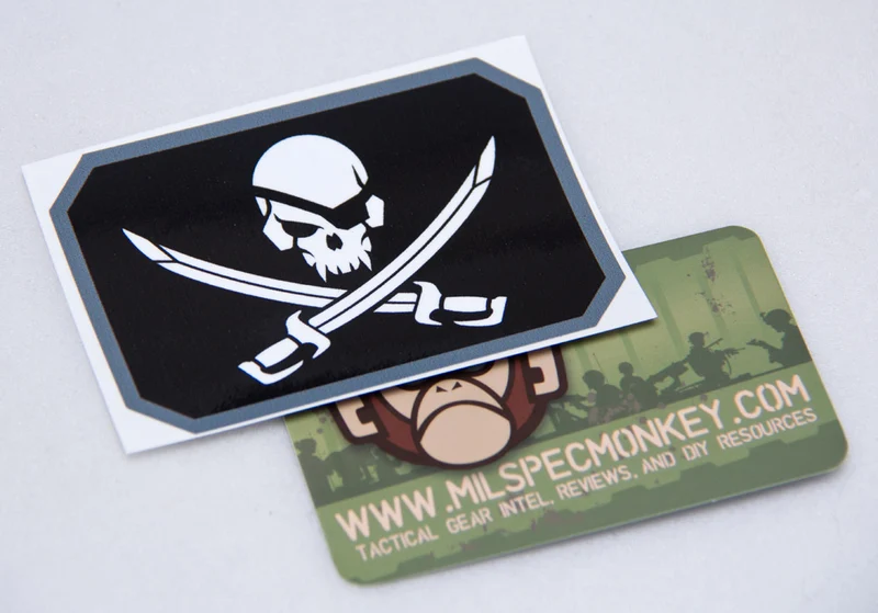 Mil-Spec Monkey Pirateskull Flag Decal Sticker
