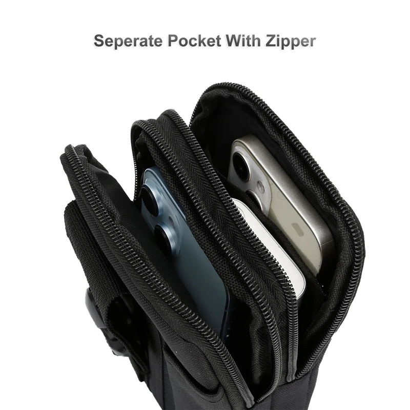 Cadorabo Taktische Handytasche -Molle-EDC-Tasche kompatibel mit Lenovo S90 mit Schultergurt -Handyhalter, Militär Gürteltasche, Hüfttasche