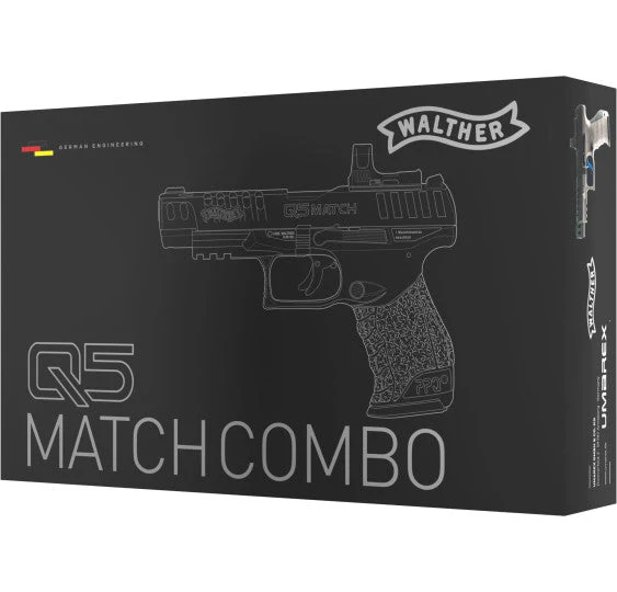 Walther Q5 Match Combo Set 5" cal. 4,5 mm (.177) Diabolo