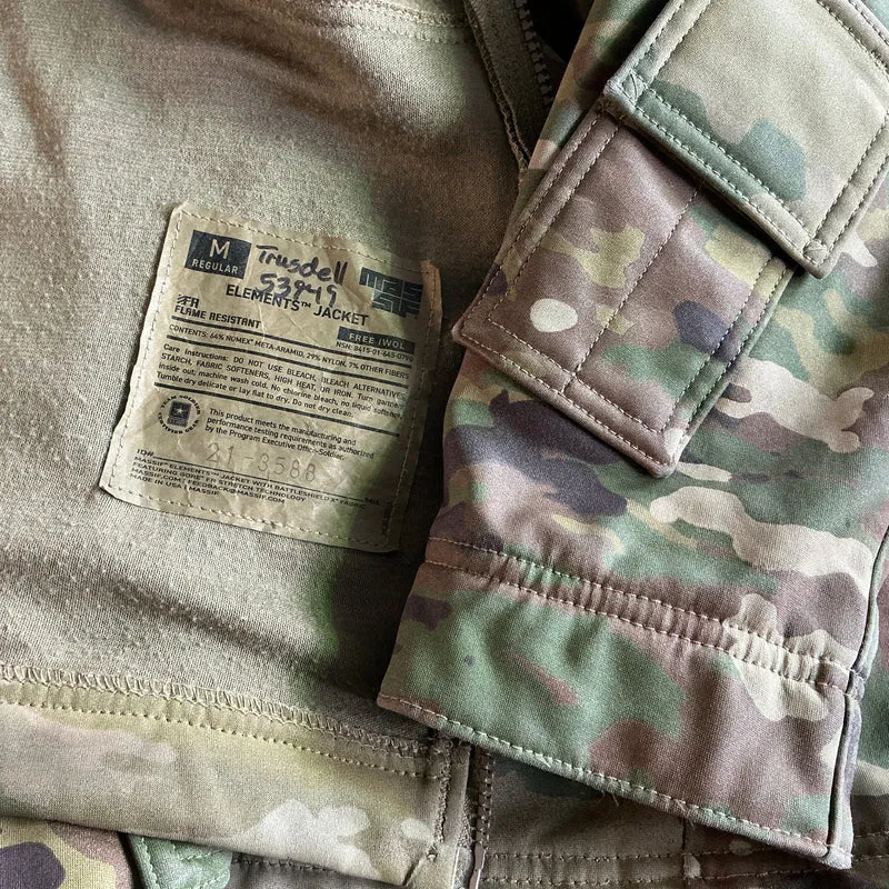 US-Army Massif Elements CWAS Jacket FREE IWOL flammhemmende Softshell Jacke