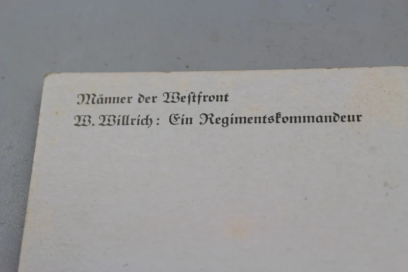 Willrich-Postkarte - „Manner der Westfront“