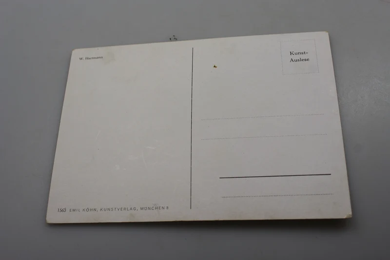 Postkarte Benito Mussolini