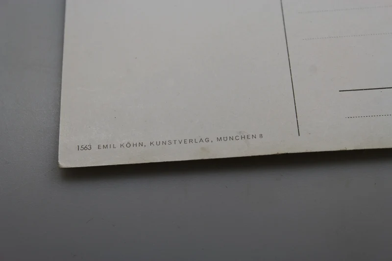 Postkarte Benito Mussolini
