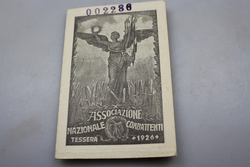 ANC-Mitgliedskarte von 1926