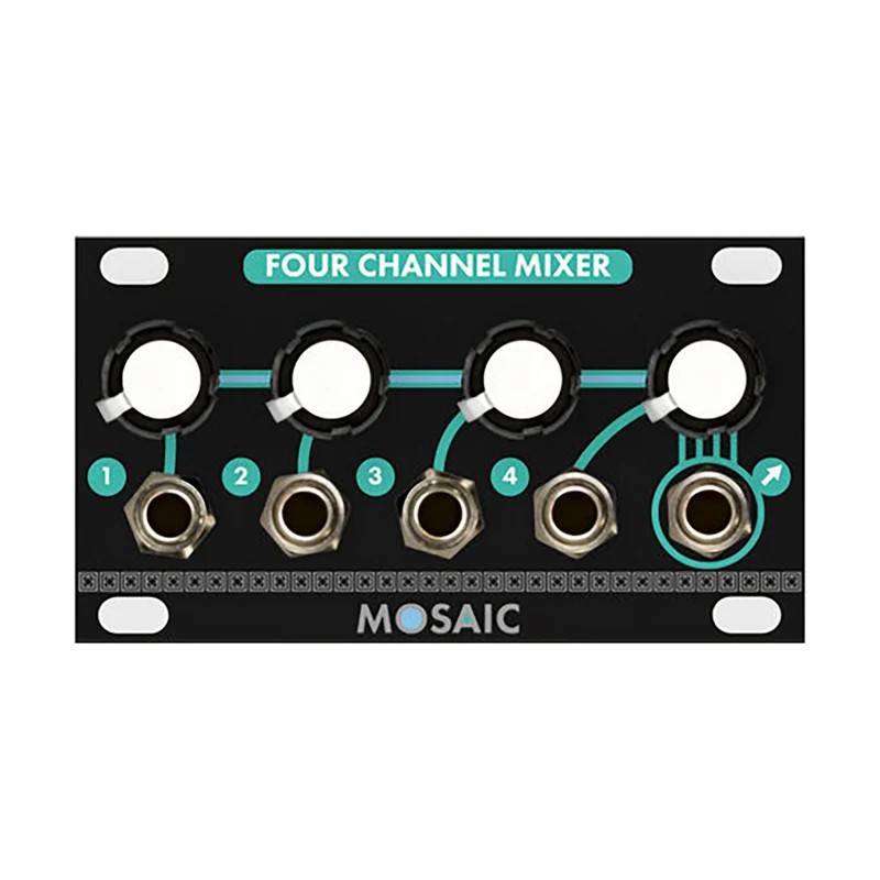 Mosaik-Vierkanal-Mixer