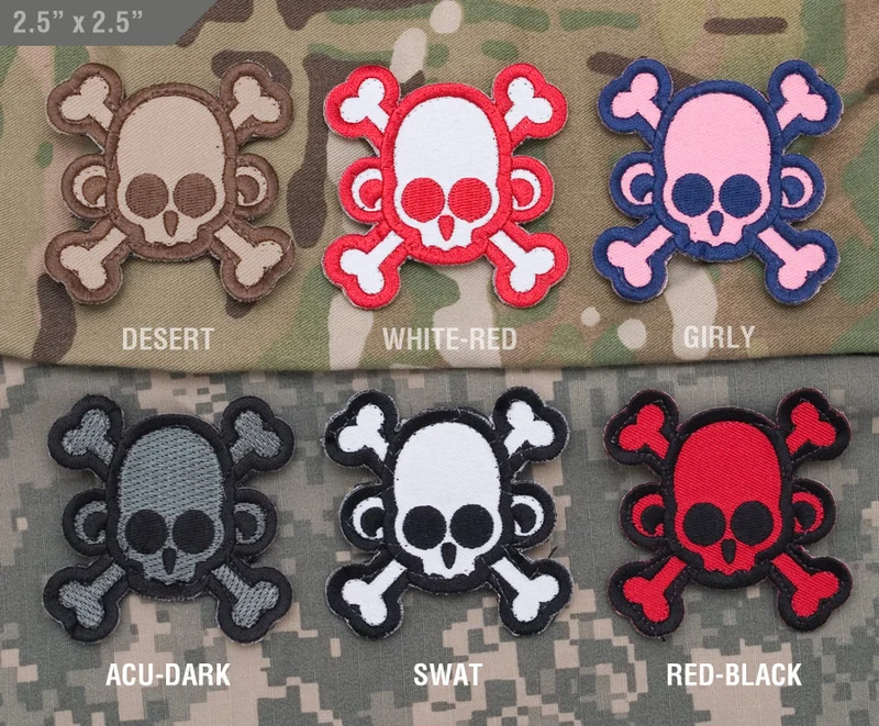 Mil-Spec Monkey Stoff Patch Skullmonkey - Crossbones