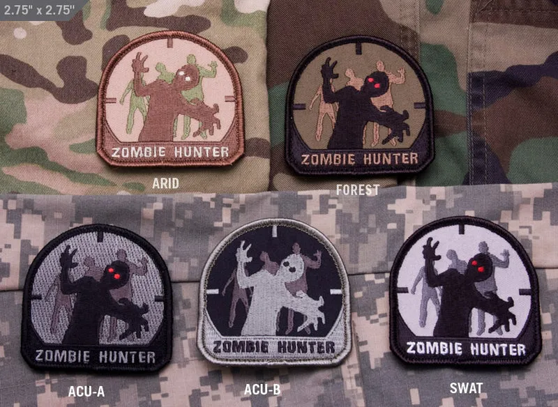 Mil-Spec Monkey Stoff Patch Zombie Hunter