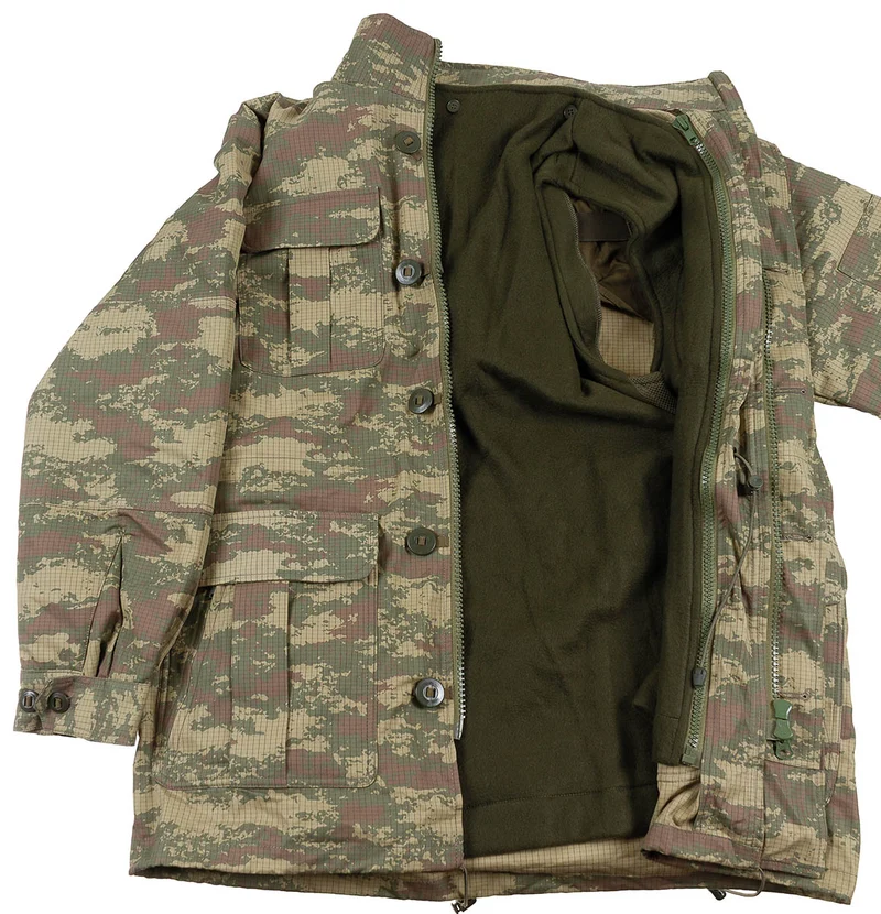 Türk. Feldparka, Rip Stop, M2008, mit Futter, neuw.