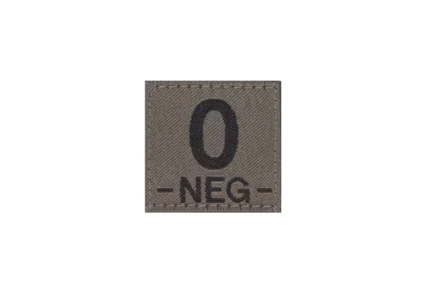 Clawgear Blutgruppen Stoff Patch klein